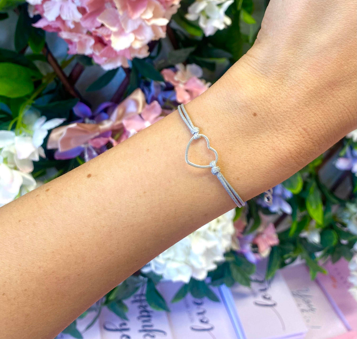 Bestie Adjustable Heart Bracelet