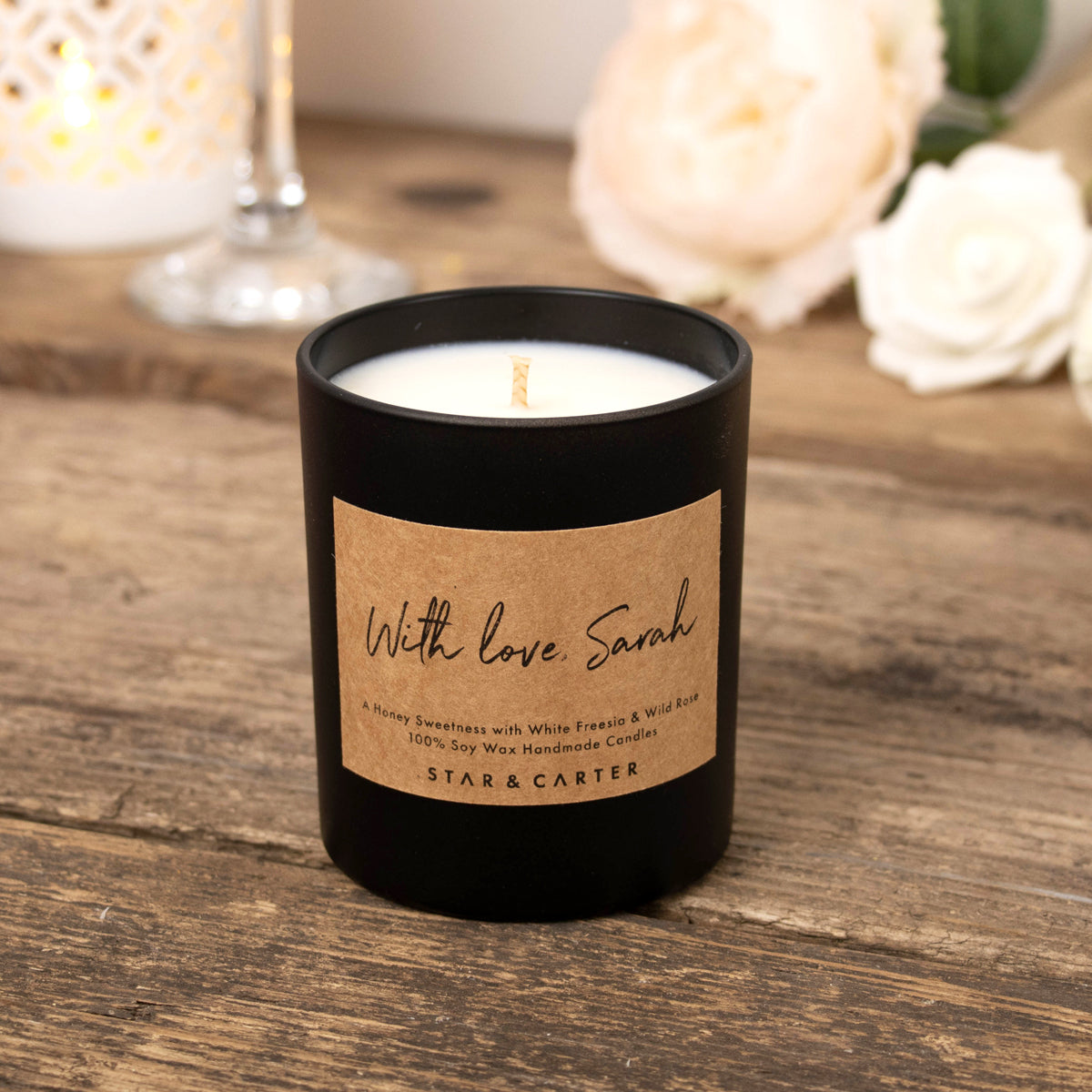 Personalised Refillable Soy Wax Candle - 20cl