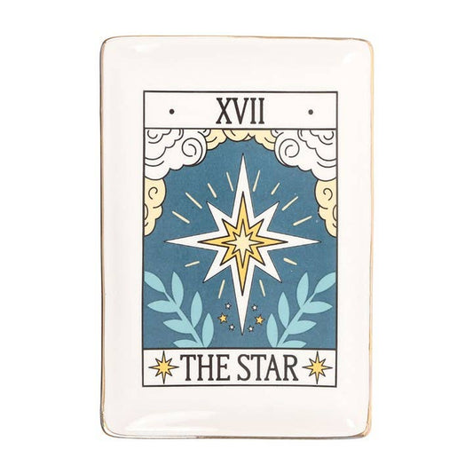 The Star Vintage Tarot Card Trinket Dish