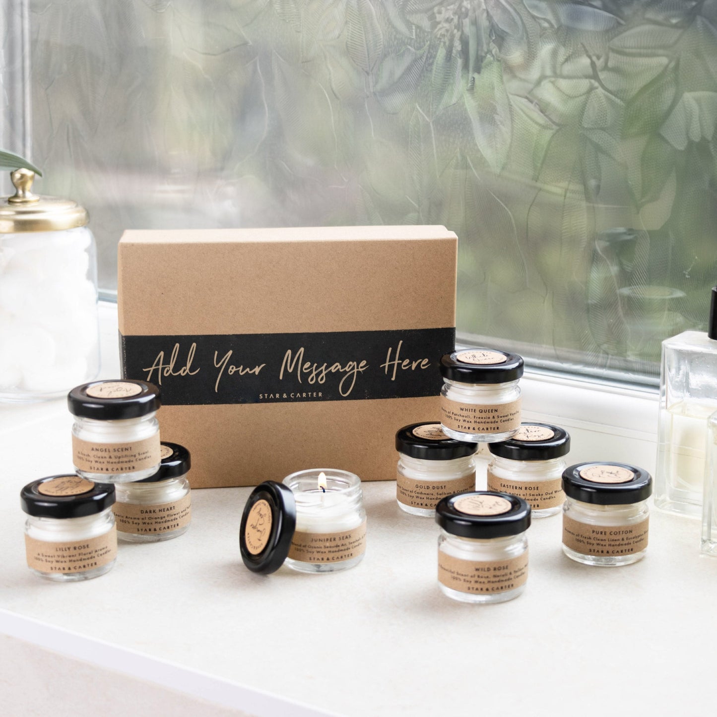 Large Personalised Candle Gift Set, image 6