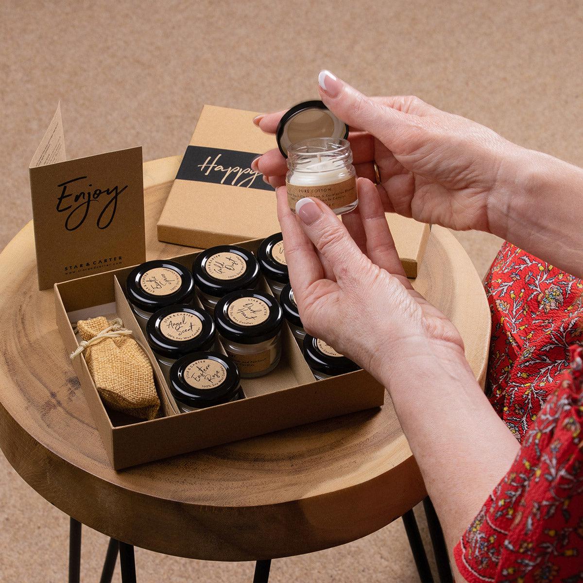 Large Personalised Candle Gift Set, image 2
