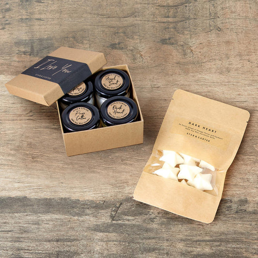 I Love You Perfume Scented Candle Gift Set with 8 Wax Melts