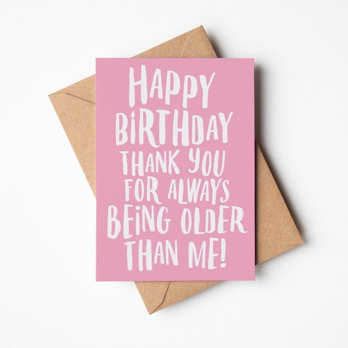 Typographic happy birthday card, image 3