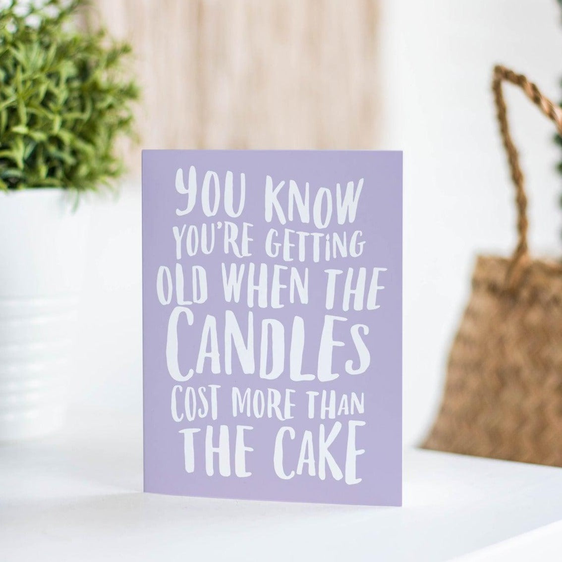 Typographic happy birthday card, image 7