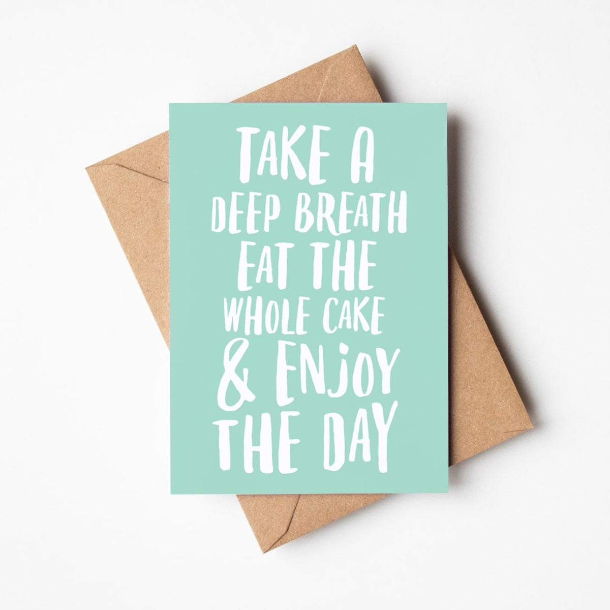 Typographic happy birthday card, image 5