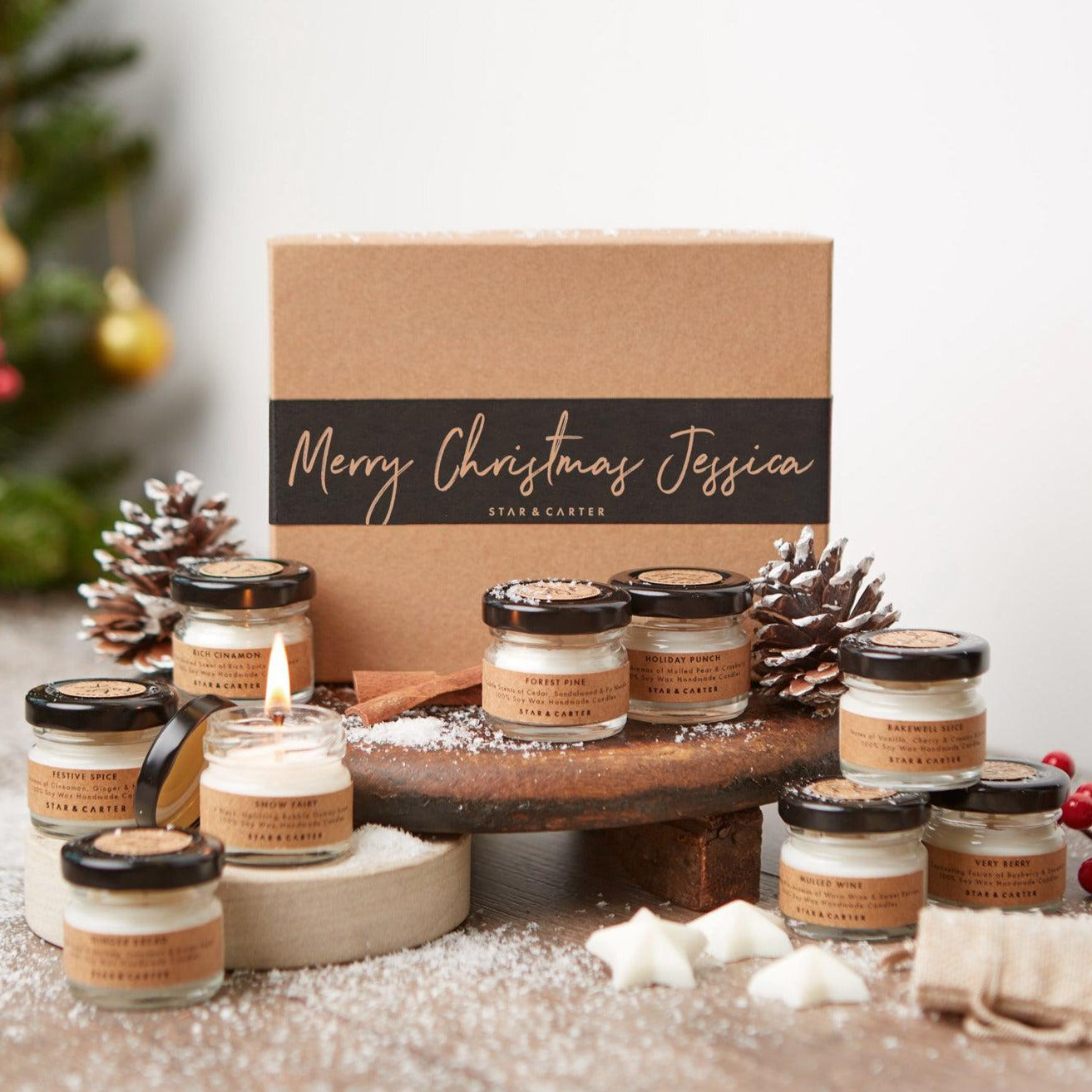 Christmas Candle Gift Set Bundle