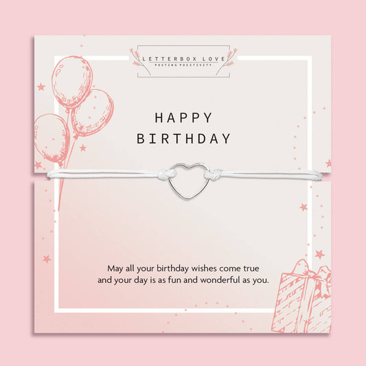 Happy Birthday Adjustable Bracelet