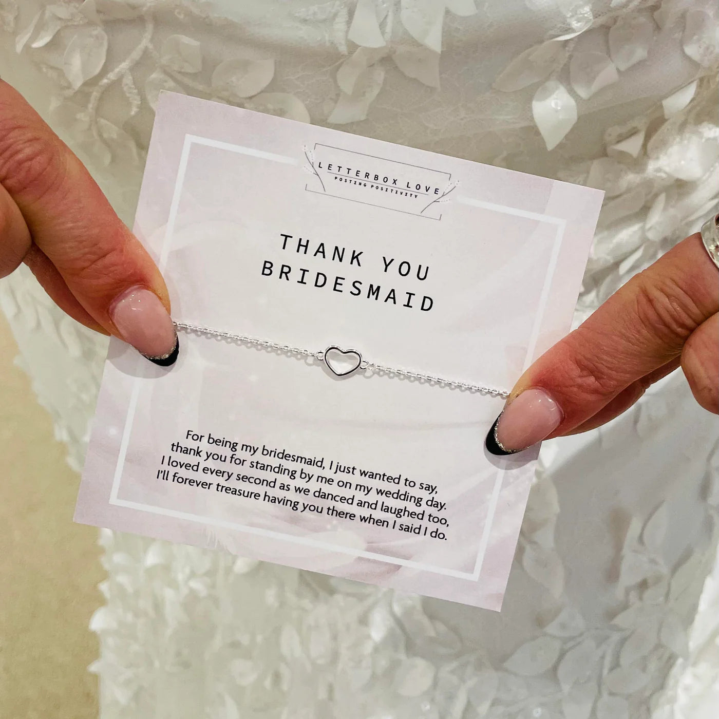 Bridesmaid Thank you Bracelet