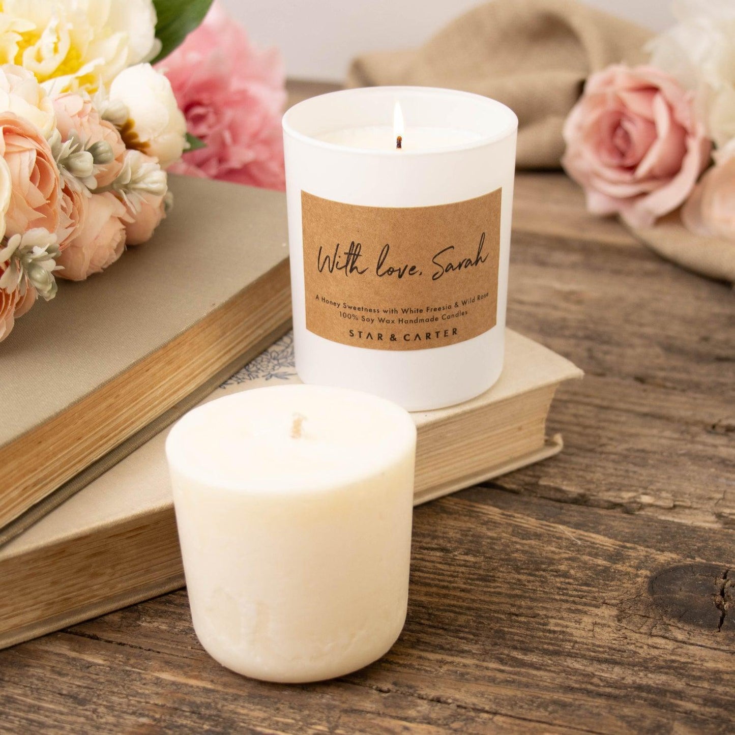 Personalised Candle & Refill Starter Set