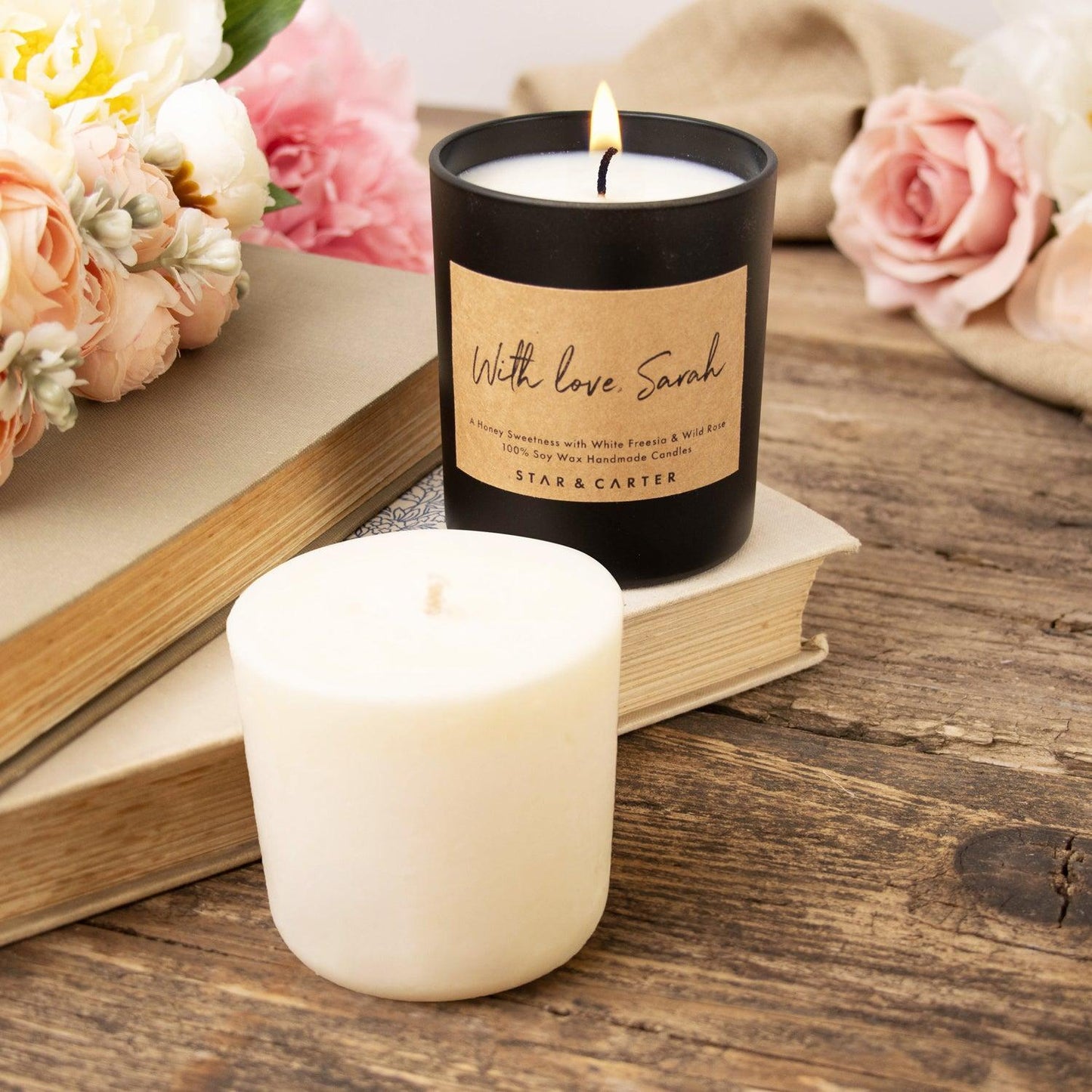 Personalised Candle & Refill Starter Set