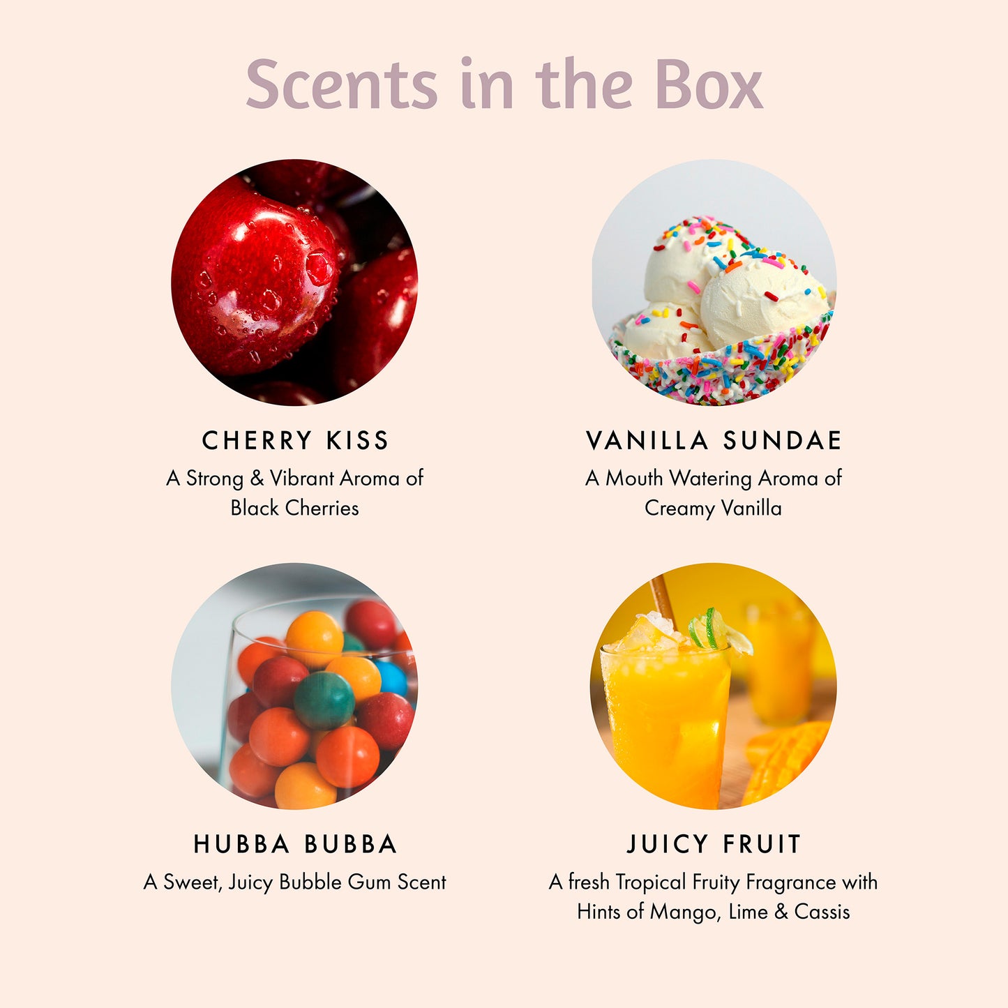 Candy Scented Gift Set with 8 Wax Melts