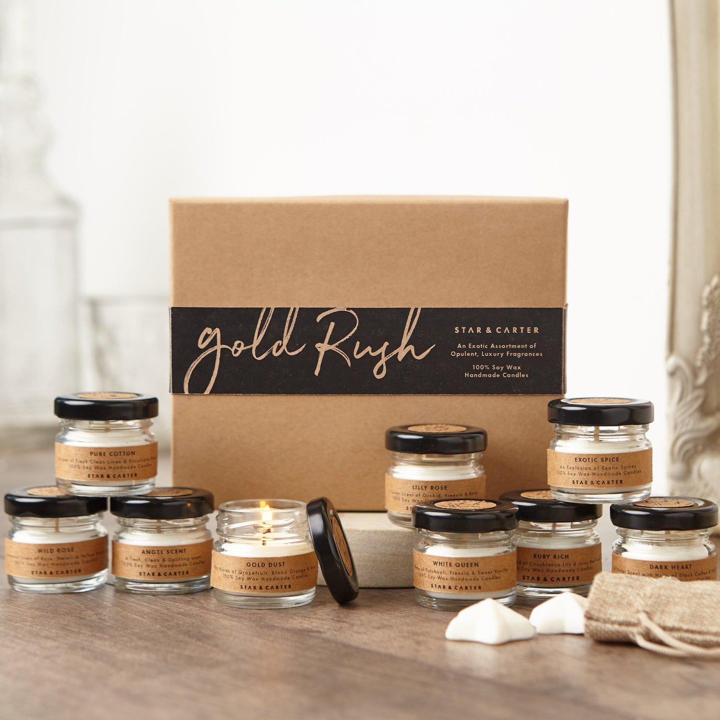 Gold Rush Gift Set-Star & Carter Soy Wax Candles