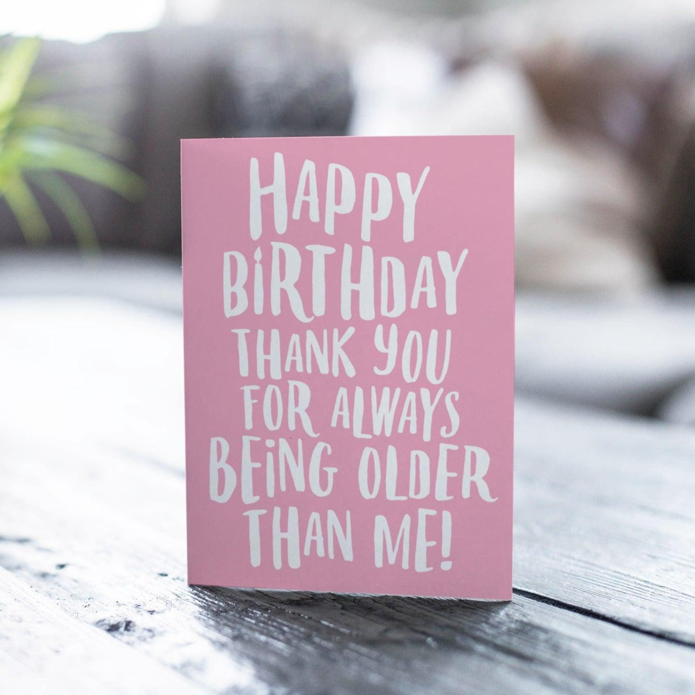 3 x Typographic Happy Birthday Cards